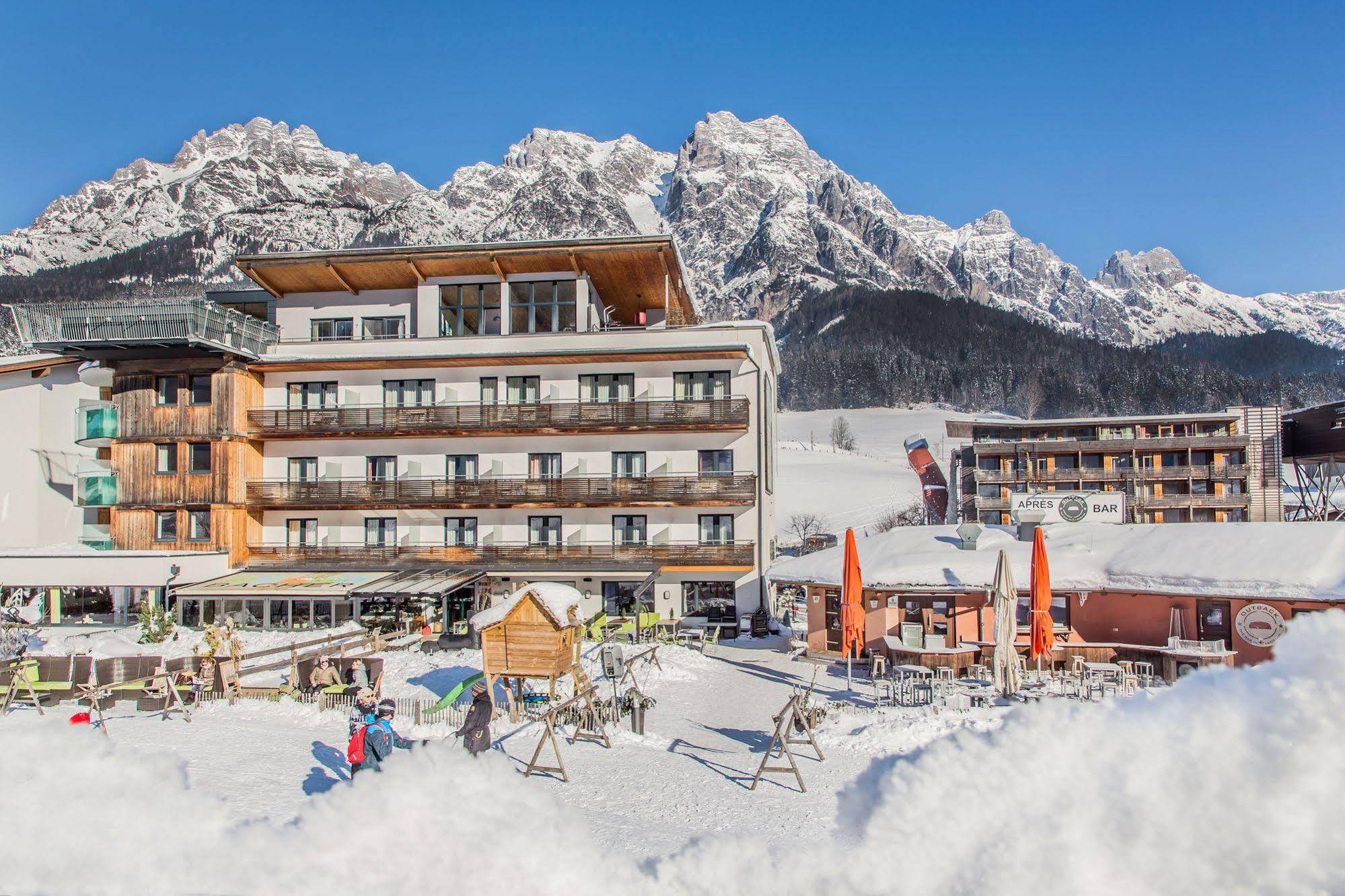 Hotel Bacher Asitzstubn Leogang Bagian luar foto