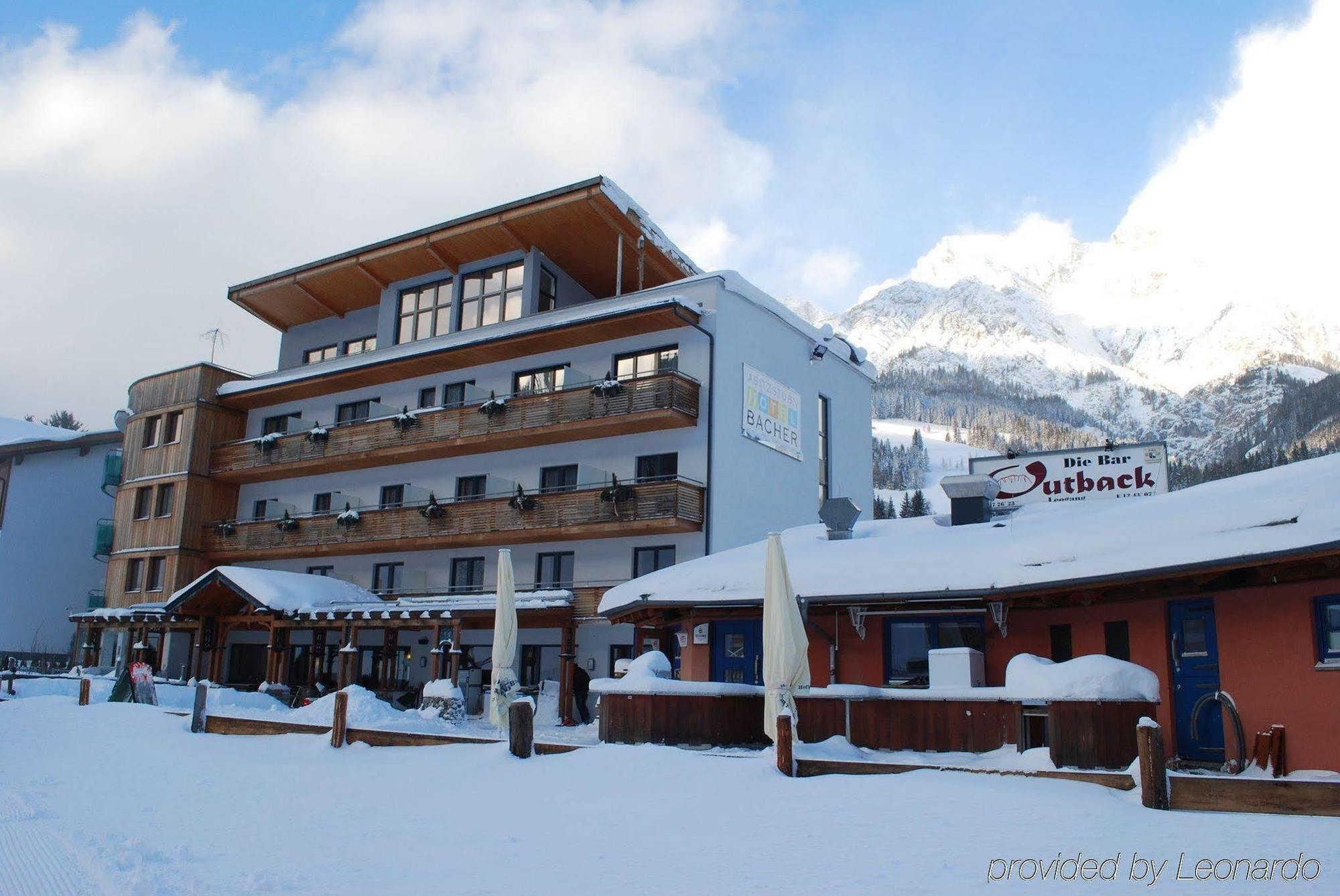 Hotel Bacher Asitzstubn Leogang Bagian luar foto